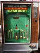 Sieg Freispiel German Football Slot Game / Machine: Illustrated Wall mounted Football Game that