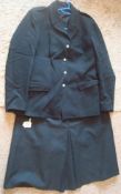 Post 1953 Woman`s Police Uniforms: Scottish issue tunic with white metal buttons complete with