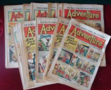 1950s Adventure: All in good flat condition consisting of 36x 1950, 22x 1951, 3x 1952 (61)