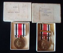 Metropolitan Police Special Constabulary Medals: To include George V head Cecil J Twist Bucks