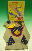 Tom Corbett Space Cadet Playsuit: Lot includes Trousers, Top having Badge on front, Cap and a