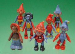 Lone Star Noddy Figures: Selection of seven plastic figures to include 2x Noddy, Big Ears, 2x Alf,