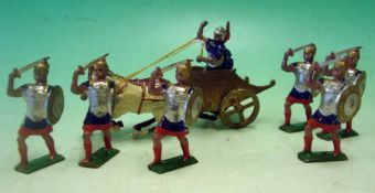 J Hill & Co Lead Roman Soldiers: To consist of 6 Romans with Shields and Swords together with