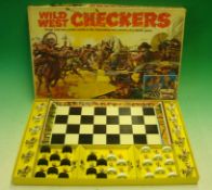 Triang Wild West Checkers Game: Large board game based on the checkers game but using Cowboys and