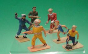 Kentoys - Dan Dare Space Set: Comprising: Dan Dare in Spacesuit, Commander Lex O` Malley, Flamer