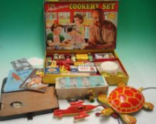 Selection of Toys: To include Berwick Philip Harber Cookery Set, Mobo Toy-Toise, Mexican Bill by