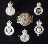 Ox & Bucks Special Constabulary Cap Badges: To include Bucks Constabulary, Oxfordshire Special