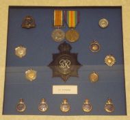 WW1/WW2 Metropolitan Police Group: To P.C. Turner consisting of WW1 British War Medal & Victory pair