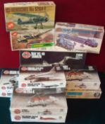 Airfix Model plastic Kits: To include 1:72 Scale Whirlwind, RAF Recovery Set, Henschel Hs 126A-1,