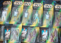 Star Wars Figures Power of the Force: Carded figures featuring Luke Skywalker, in Storm trooper