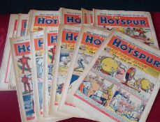 1950s The Hotspur: All in good flat condition consisting of 40 x 1950, 24x 1951(64)