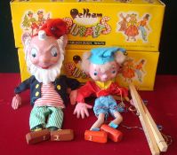 Pelham Puppets: Two Puppets Noddy and Big Ears both very clean in original boxes (2)