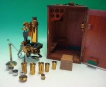 W Watson and Sons Microscope. This is a superbly made instrument with many features making