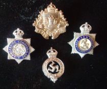 Special Constabulary Cap Badges: To include Kent Constabulary chrome and enamel, Lancashire