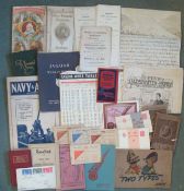 Large Collection of Ephemera: To include Jaguar Mk 10 Manual, Madame Tussaud`s Catalogues for 1897