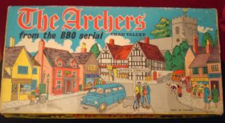The Archers 1960s Chad Valley Game: First produced: 1960s Number of players: 3 to 7. Object of the