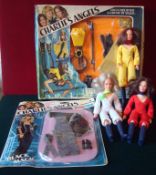 Collection of 1977 Charlie`s Angels Dolls: Having all 3 Charlie`s Angles un-boxed together with