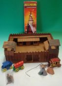 Wooden Fort and Accessories: To consist of wooden fort and buildings together with Timpo Wagons