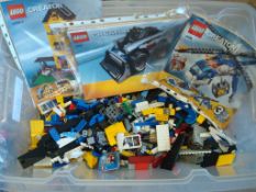 Selection of Lego: To include Creator Sets un-boxed numbers 4993, 4996-3, 4995 housed in a large