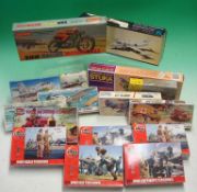 Selection of Plastic Kits: To include Airfix RAF Emergency Set, Kingfisher, Helldiver, Douglas