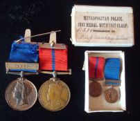 Victorian Metropolitan Police Medal Group: To P.C. J Swabey E Division to consist of Queen