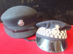 Two Woman`s Police Force Caps: To include 1950/60s Liverpool City Police together with York and