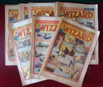 1950s The Wizard Comics: All in good flat condition consisting of 9x 1950, 22x 1951 (31)