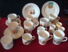 Collection of Children`s Cups and Mugs: Featuring Sooty and Sweep, Pinky and Perky and others
