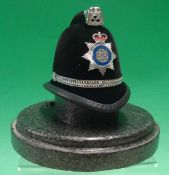 Police Miniature Presentation High Comb Helmet: Having County Constable helmet plate comes with