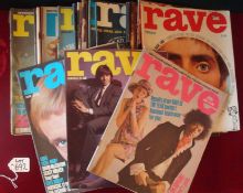 Selection of 1960/70s Rave Magazines: Featuring Stones, Hendricks, Who, Sonney & Cher and others