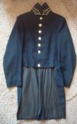 Reproduction Bow Street Runner Jacket: Long tail coatee having cloth badges to collier H26 with