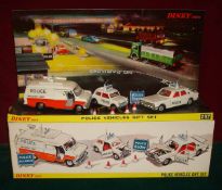 Dinky No.297 Police Vehicles Gift Set: Including Ford Transit Accident Unit, white, orange, Police