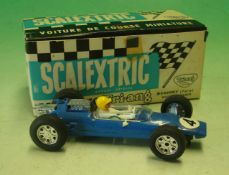 Scalextric Car: Lotus F1in blue with number 4 Transfer French issue Ref C/82 in original box