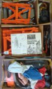 Action Man Items: To include Training Tower, Helicopter together with some extras Guns etc