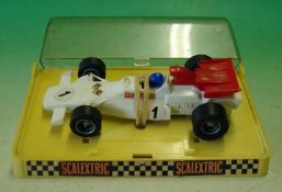 Scalextric Car: B.R.M. P180 F1 in White with number 1 Transfer French issue Ref C/101 in original
