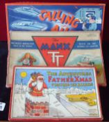 1950s Board Games: To consist of Chad Valley Manx TT Race Game, Parker Brothers Calling all Cars,