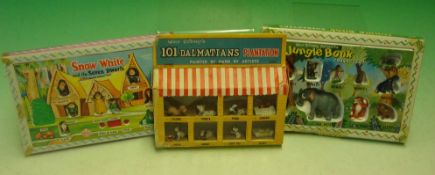 Disneykins Figure Sets: Made by Marx Toys to include 101 Dalmatians Plantation, Snow White and the