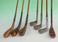 The following lots 353 – 368 comprise composed sets of Tom Stewart irons – some need cleaning and