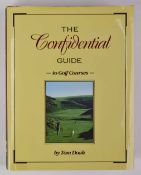 Doak, Tom rare, signed “The Confidential Guide to Golf Courses” - 1st ed 1996, publisher, Sleeping