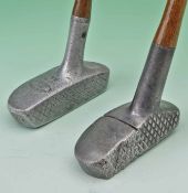 Schenectady-style alloy centre-shaft mallet head putter stamped to the head “Geo. Turpie” and an