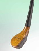 Interesting F. H. Ayres golden beech wood juvenile late longnose driver c1895 fitted with a fine,