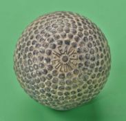 Heavy Colonel bramble pattern, rubber core golf ball c1900 – manufactured by St Mungo Mfg. Co.,