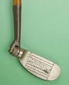 Rare A F Breitenbaugh’s adjustable Patent “Master Golf Club” duplex iron c1917 – the head clearly