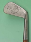 Scarce Tom Stewart “FO/RTJ-44” round toed unnamed mashie stamped 44 to the head and fitted with full