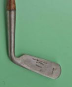 Tom Stewart Kinnell style hosel blade putter – the medium size head is stamped E.E. Foord (Burnham