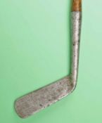 An early blacksmiths made long blade driving cleek c1860s – with a slightly curved face and