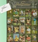 Jack Nicklaus Commemorative 20 Major Victories Collection from 1959 – 1986 and signed card –