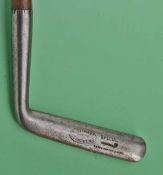 Scarce Tom Stewart Maker St Andrews shallow face long blade smf putter – with barrel back and fitted