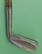 Early Tom Stewart Patent “Stewarts Putter” 1st model blade putter c1903 – the head stamped with