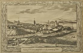 Mid 18thc engraving of St Andrews – published by Alexander Hogg at The Kings Arms, 16 Paternoster